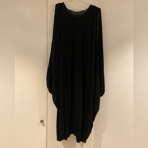 Light knit Drapey sleeveless dress with ribbon tie back. Mid 2000s